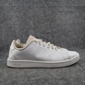 Adidas Shoes Womens 9.5 Sneaker Lifestyle Casual Advantage Trainer Lace Up White
